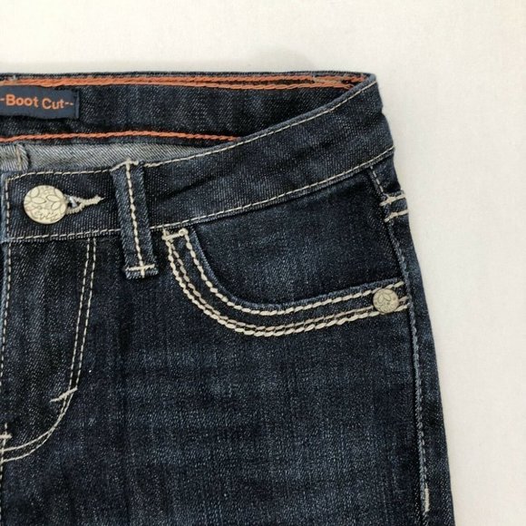 Levi's Jeans Youth 14 Blue Boot Cut Denim Pants Slim Fit Size 14 (24X21) - Picture 4 of 12